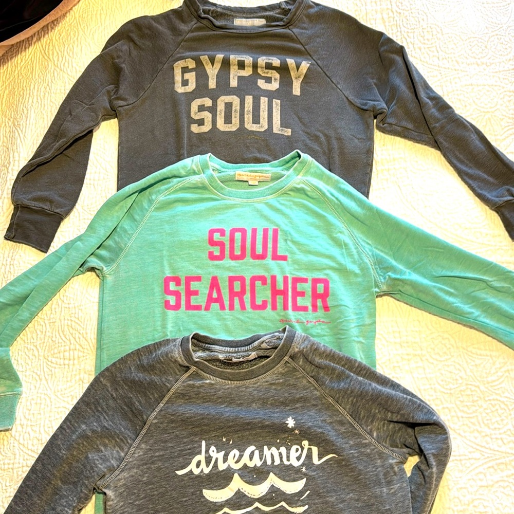 Spiritual Gangster bundle. Great condition. DREAMER sweatshirt IS EXTRA SM